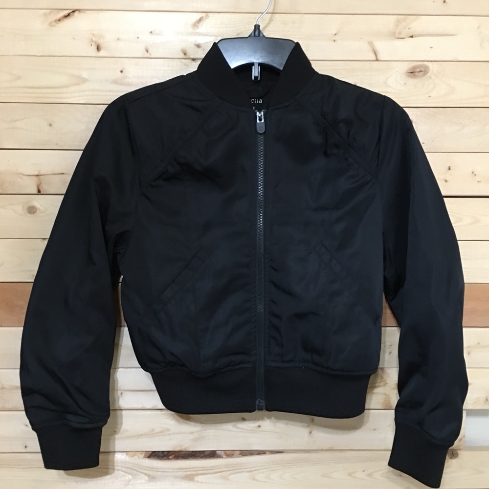 ZELLA black Bomber Zipped up Jacket kids size M (8/10)